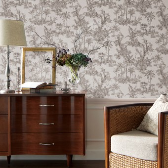 ウィリアムモリスのクロスでアートスペースのように 目黒区S様邸 ウィリアムモリスのクロスでアートスペースのように 目黒区S様邸